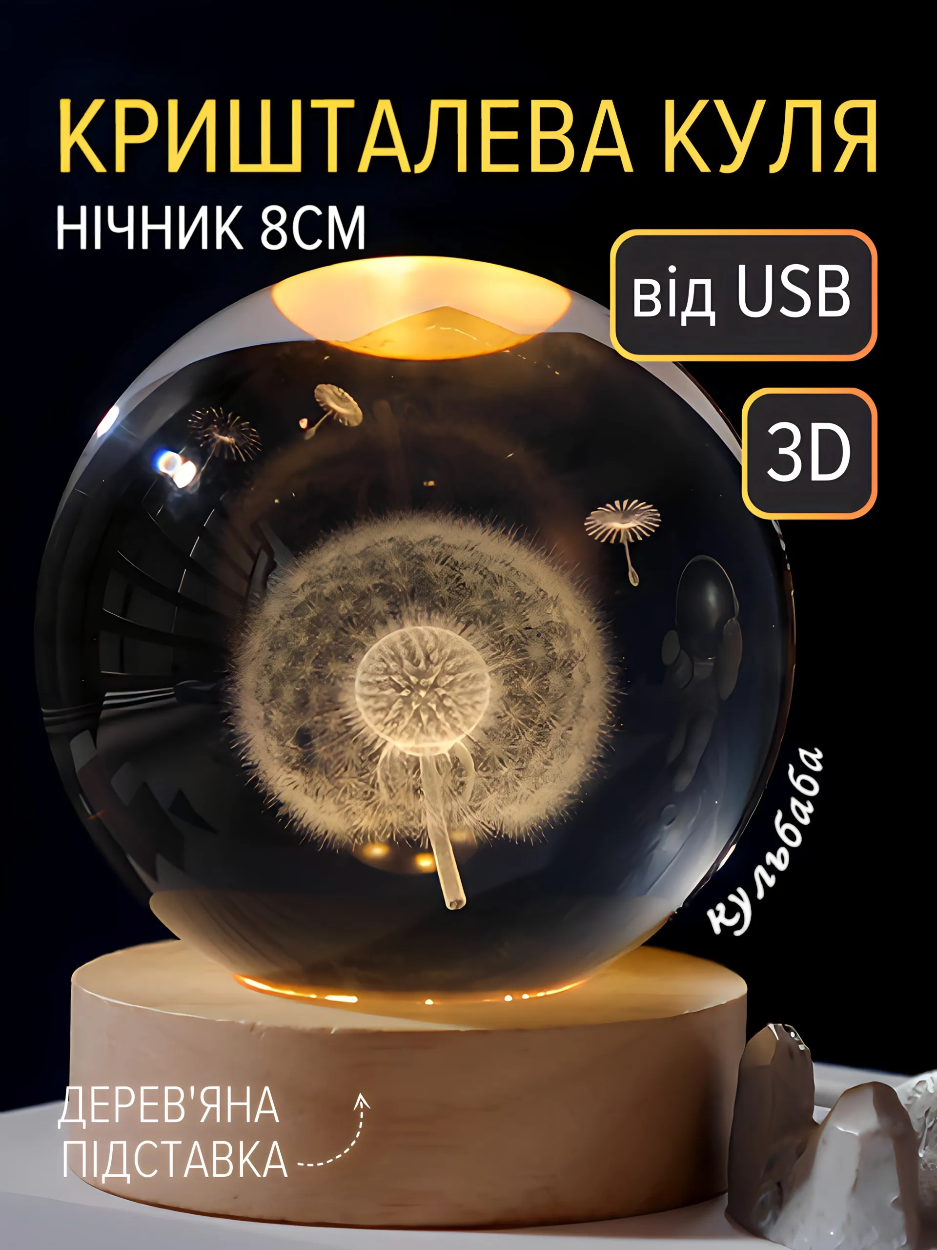 Куля "Кульбаба" (8см)