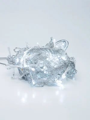Гірлянда-штора 2×2 м, 80 LED, біле світло, фото 2