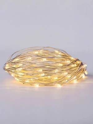 Гірлянда-штора 2×2 м, 80 LED, жовте світло, фото 2