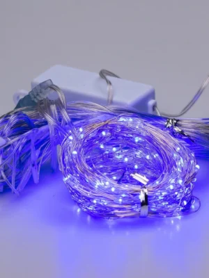 Гірлянда-штора 3×2 м, 200 LED, синє світло, фото 2
