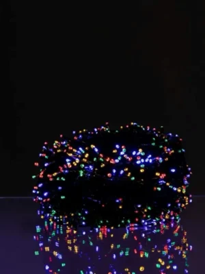 Вулична гірлянда на сонячній батареї 30 м, 300 LED, мультиколор, фото 2