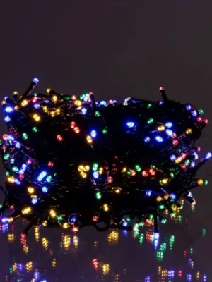 Вулична гірлянда на сонячній батареї 50 м, 500 LED, мультиколор, фото 2